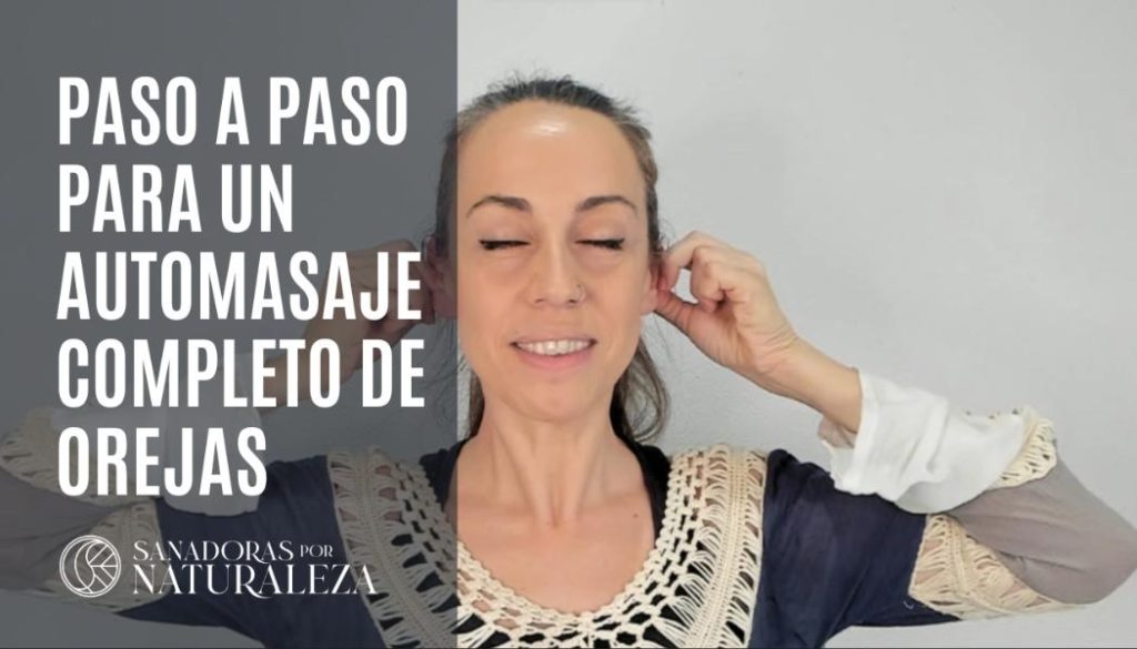 Paso a paso para un automasaje completo de orejas